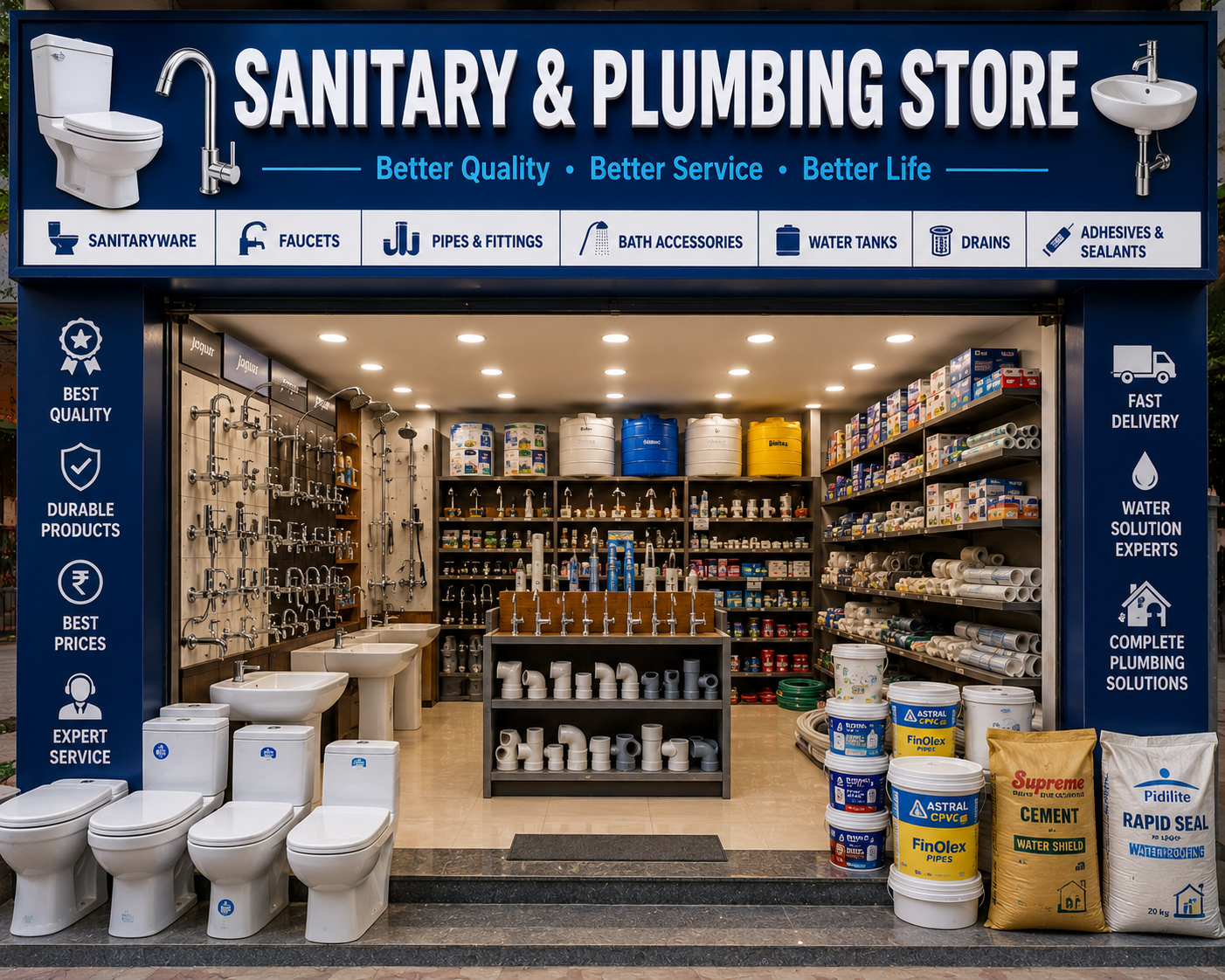 Sanitary & Plumbing Stores